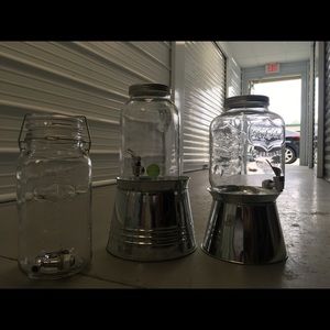 Mason Jar Drink Canisters